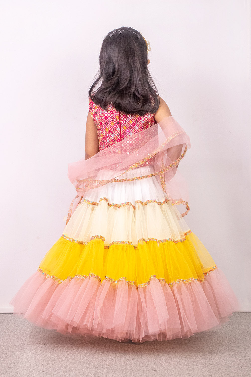 Haldi Special Colorful Lehenga Set