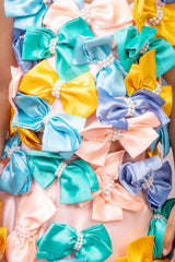 Baby Pink Bows Skirt Top Set