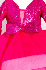 Hot Pink Horse Wire Dress