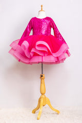 Hot Pink Horse Wire Dress