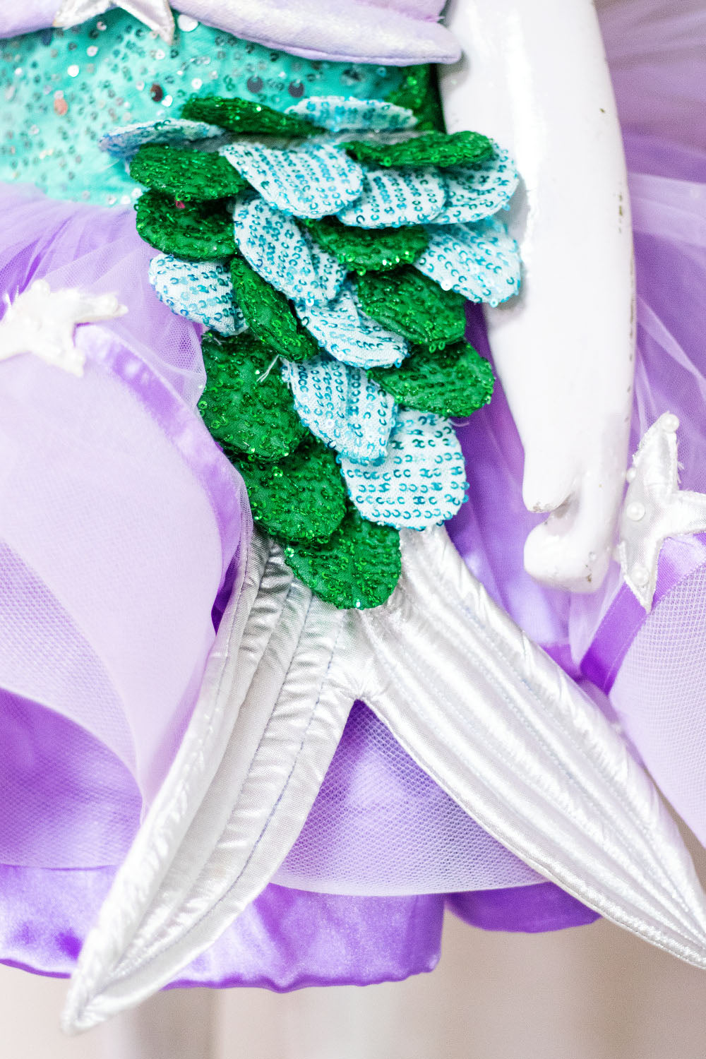 Green Lavender Mermaid Theme Dress