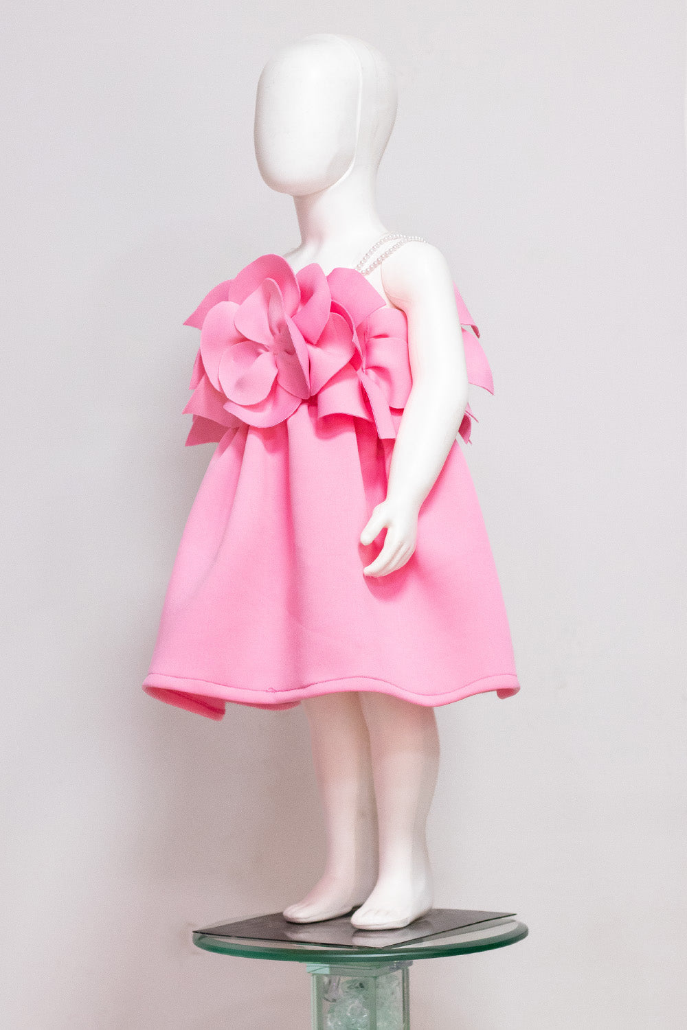 Baby Pink Scuba Dress