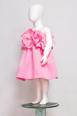 Baby Pink Scuba Dress