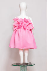 Baby Pink Scuba Dress