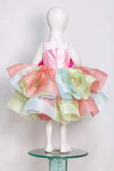 Rainbow Organza Dress