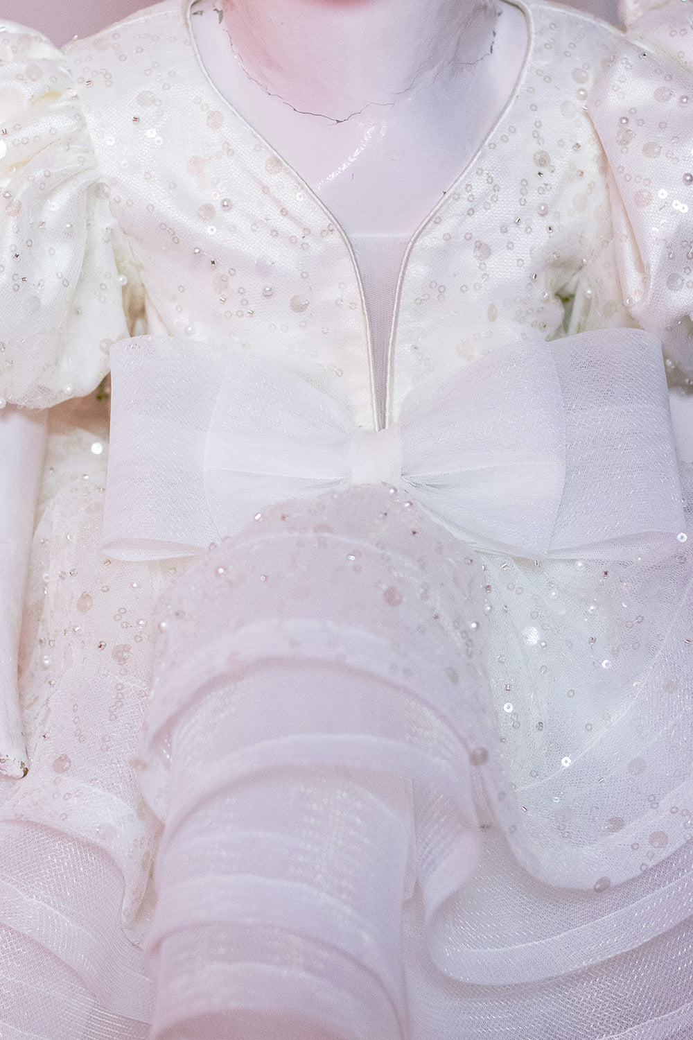 White Color Birthday Dress