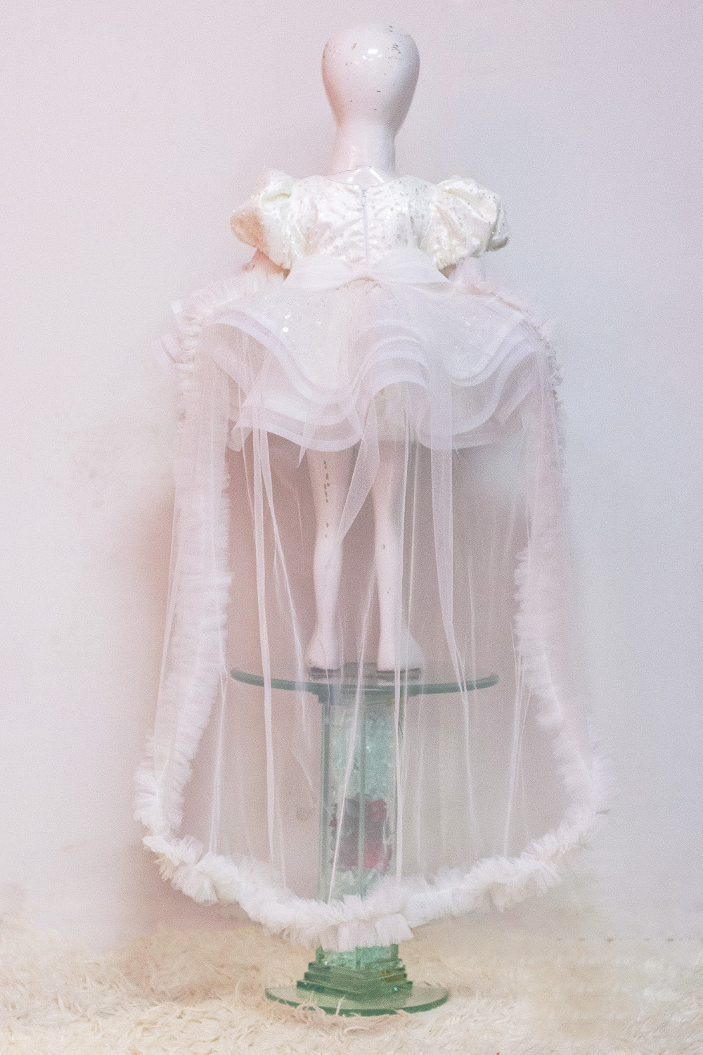 White Color Birthday Dress