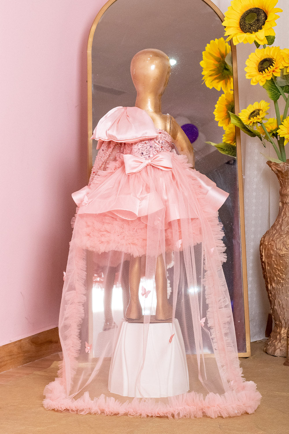 Peach Blossom Princess Trail Dress