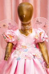 Pink Fairy Butterfly Party Dress for Girls