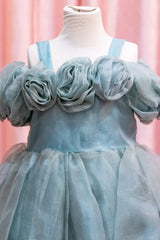 Ethereal Rose Tulle Frock