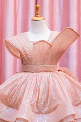 Blush Sequin Princess Frock