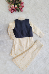 Indo-western Kurta Pant Set with Jacket