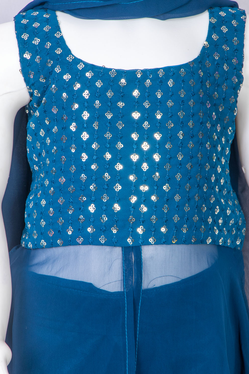 Teal Blue Suit Set