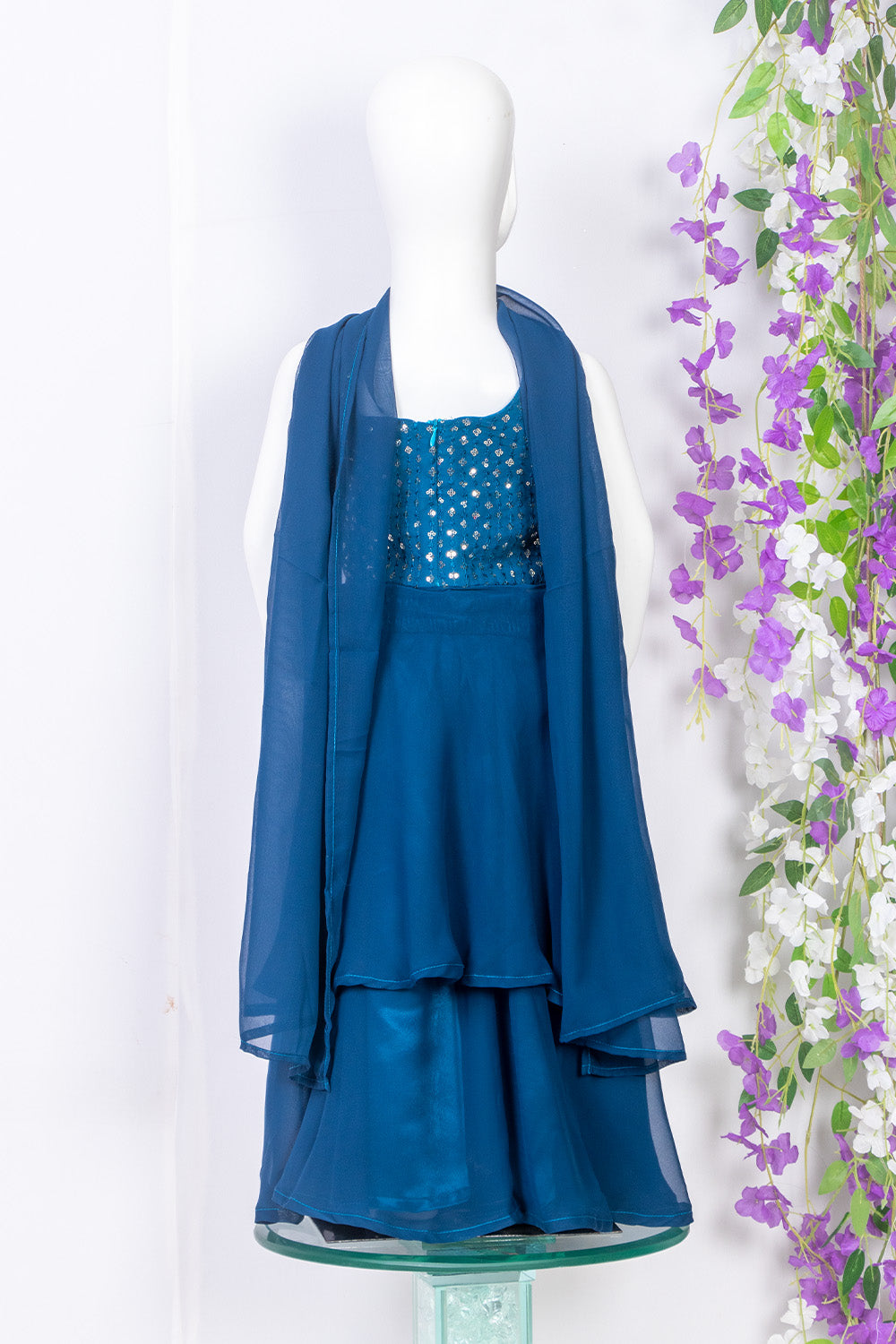 Teal Blue Suit Set