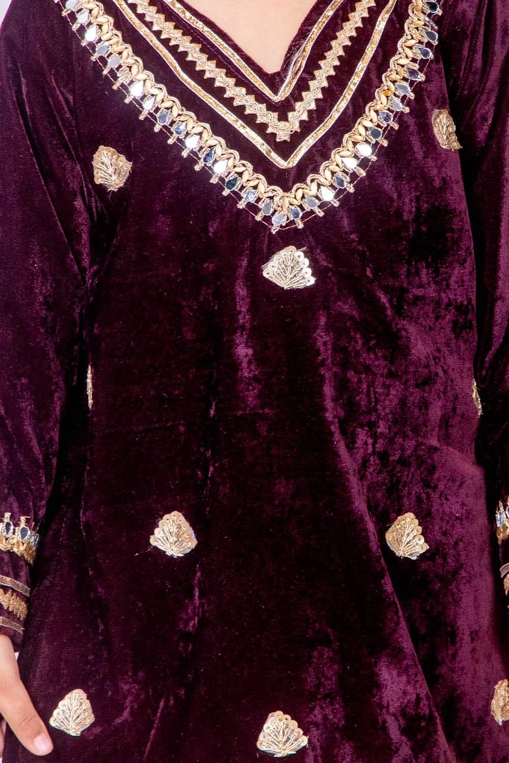Wine Velvet and Brocade Suit