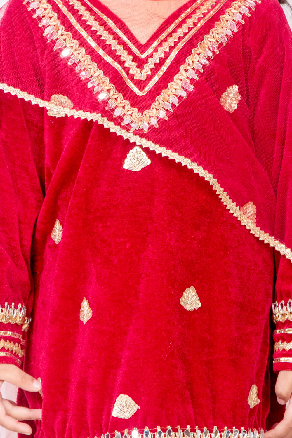 Maroon Velvet and Brocade Suit