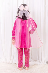 Baby Pink Velvet and Brocade Suit