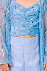 Sky Blue 3 Piece Coord Set