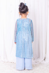 Sky Blue 3 Piece Coord Set