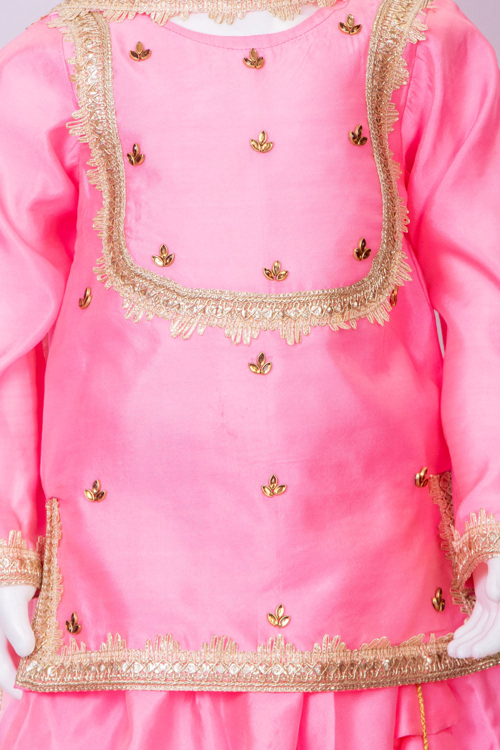 Baby Pink Silk Lehenga