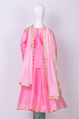 Baby Pink Silk Lehenga