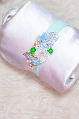 Pastel Floral Beaded Hairband for Girls