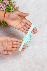 Green Beaded Headband