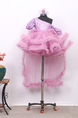Lavender Ruffled DressMother Daughter Combo Set