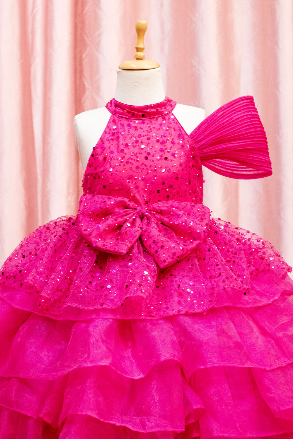 The Hot Pink Princess High Low Trail Dress