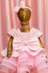 Blush Pink Sequin Wired Princess Frock