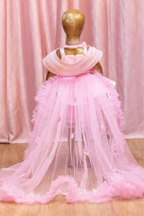 Blush Pink Sequin Wired Princess Frock
