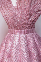 Onion pink Ball Gown