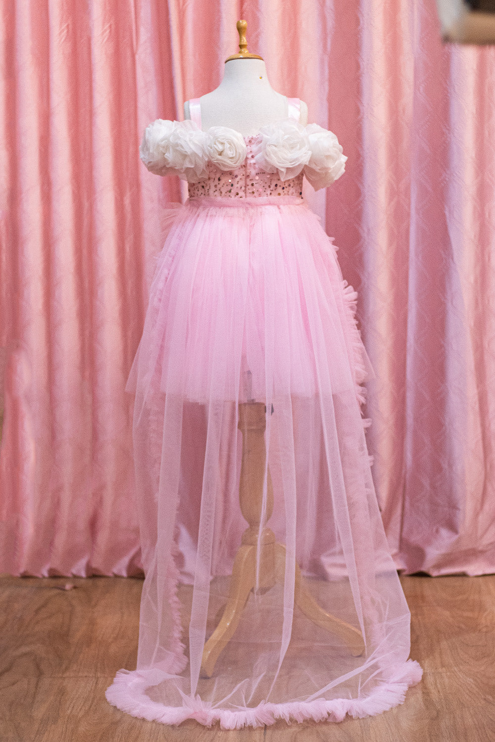 Rose Bouquet Sequin Tutu Dress