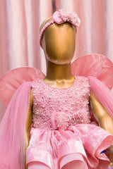 Pink Angel Wing Fairy Frock