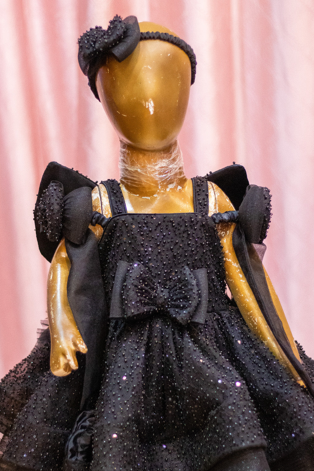 Off Shoulder Black Dress