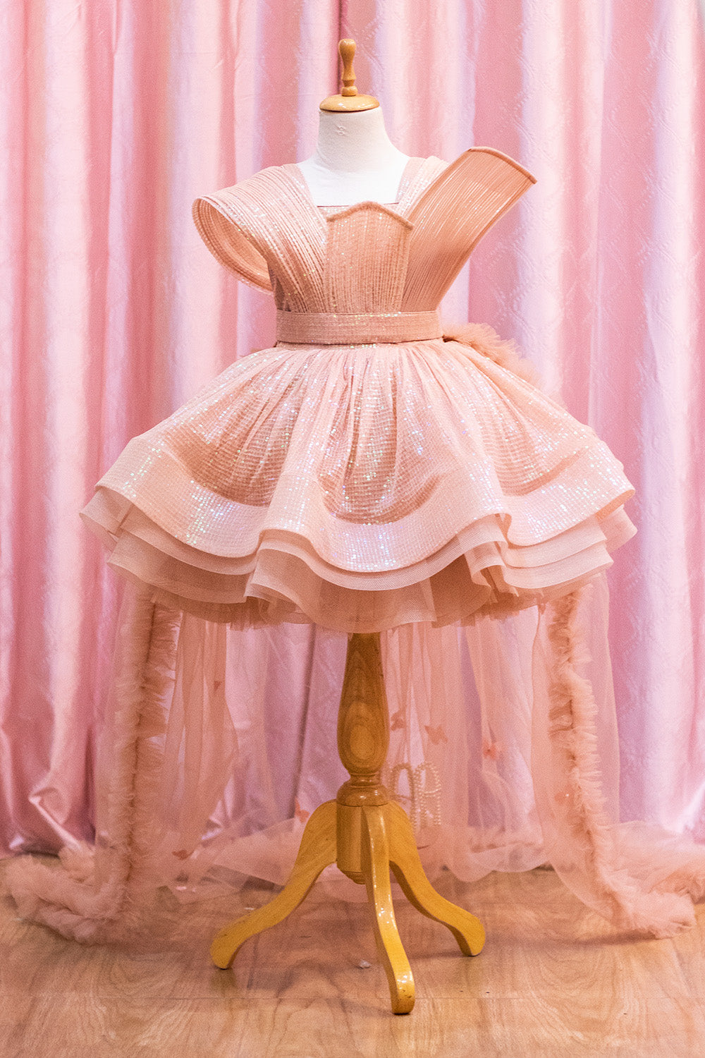 Blush Sequin Princess Frock