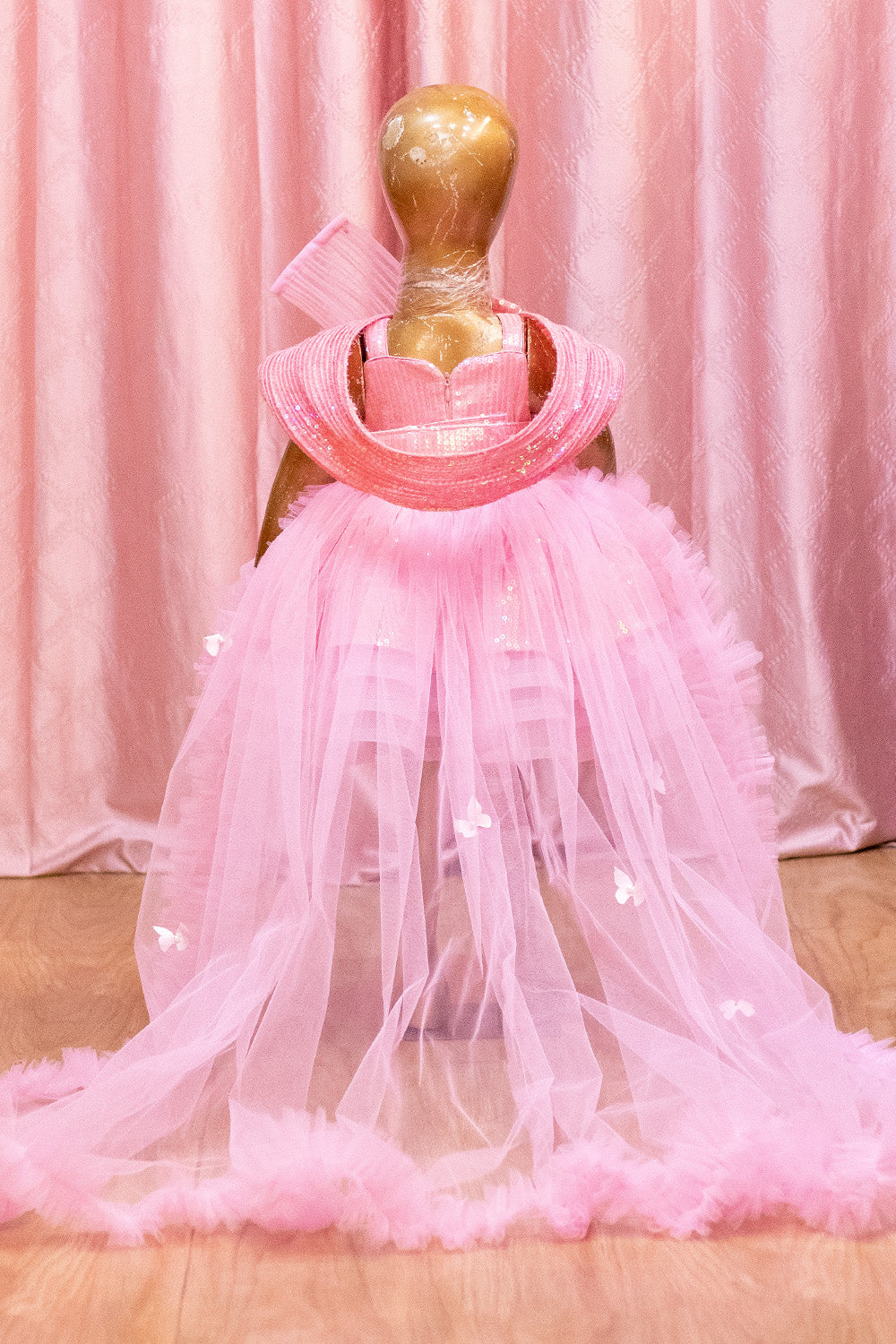 Blush Pink Sequin Princess Frock