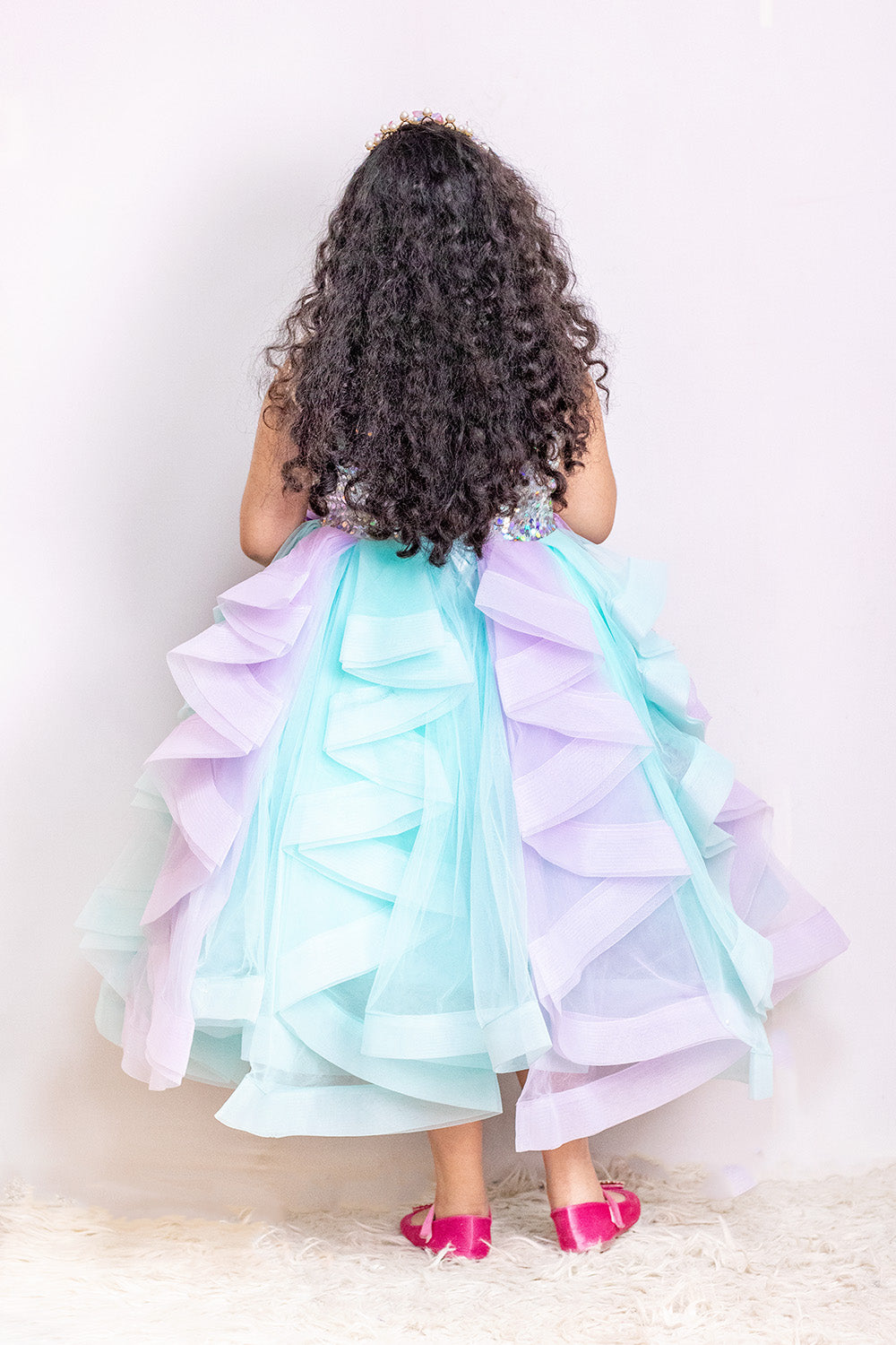 Mermaid Theme Flared Gown