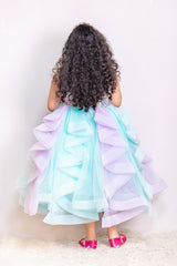 Mermaid Theme Flared Gown