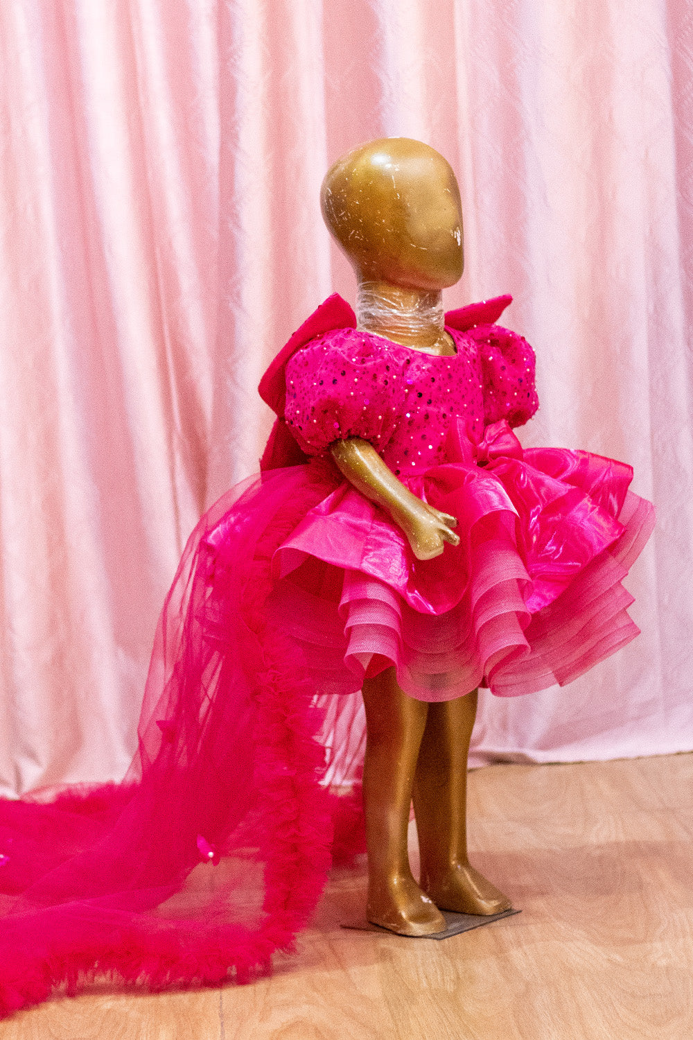 Hot Pink Angelic Trail Frock