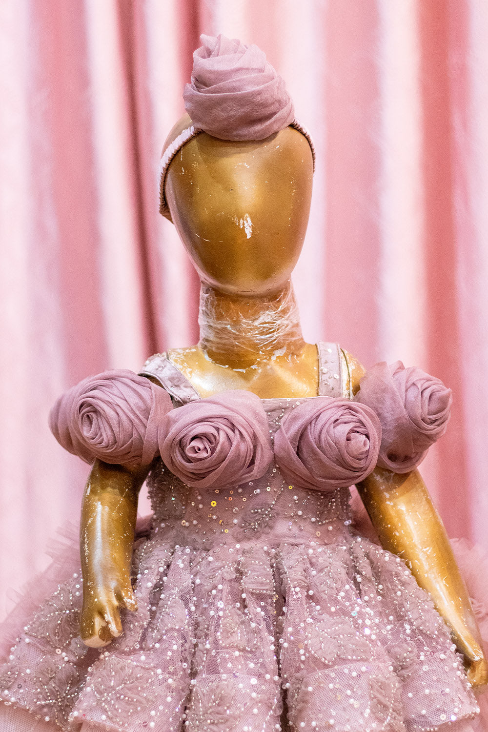 Rose Neck Dress