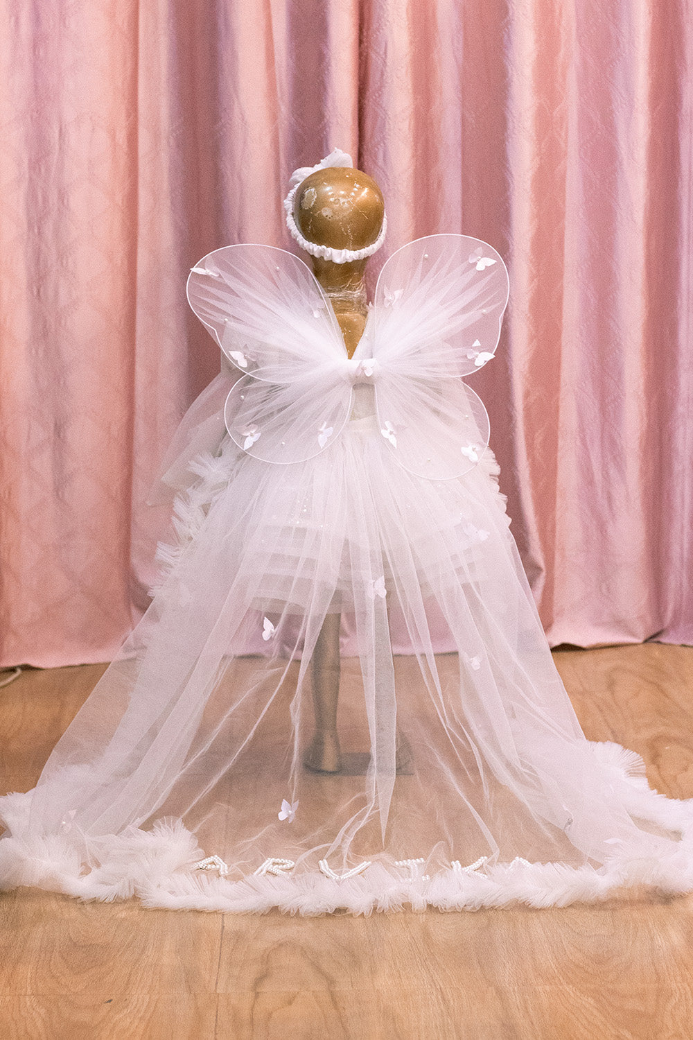 White Butterfly Theme Fairy Dress