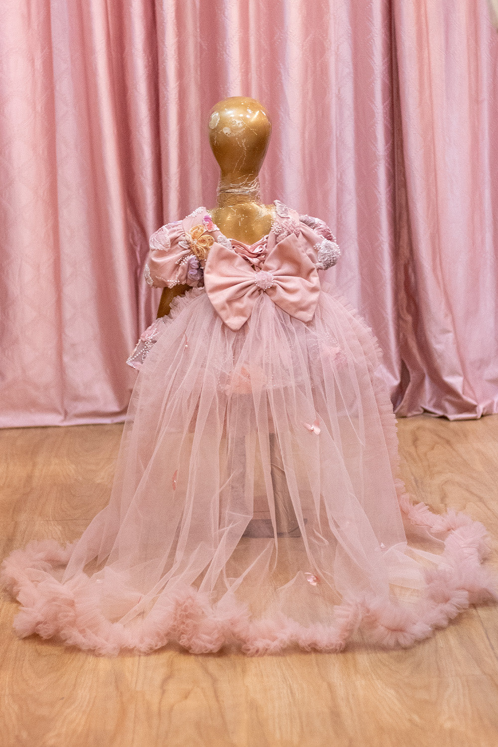 3D Flower Heavy Birthday Dress