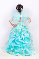Sky Blue Fairy Tale High Low Dress